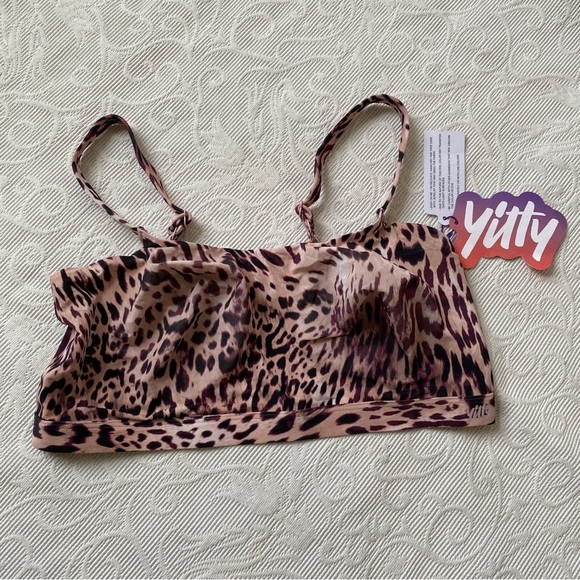 NWT - Yitty by Fabletics - smooth bralette - leopard print - XXL - Picture 1 of 8